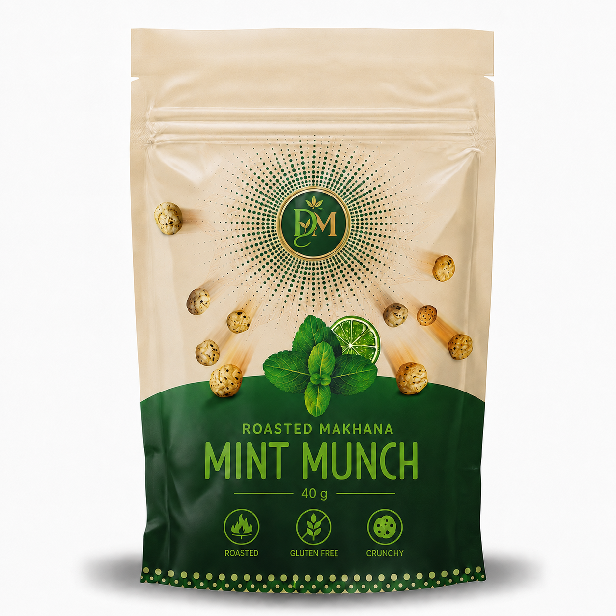 Roasted Makhana Snacks (Mint Munch) (40 g)